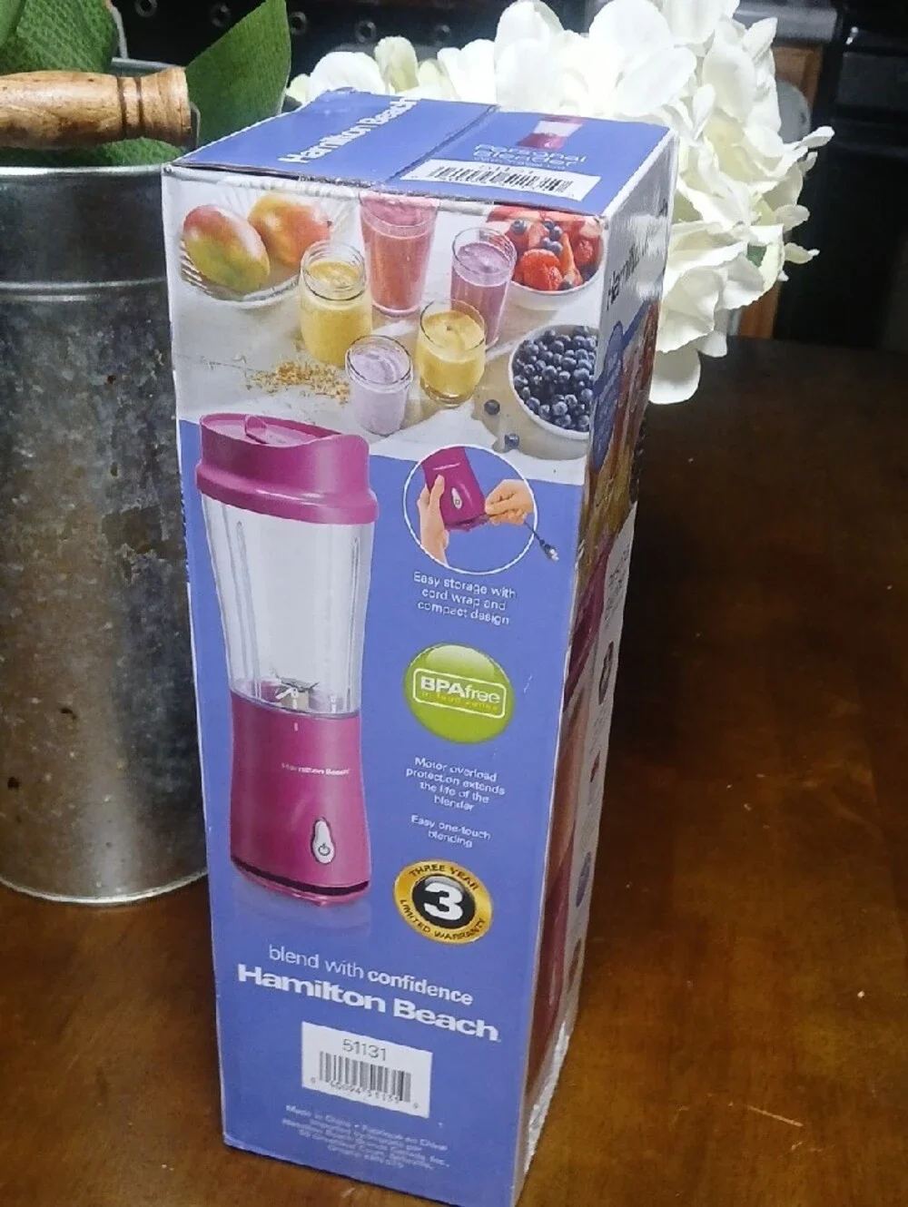 Hamilton Beach Personal Blender - Magenta Pink